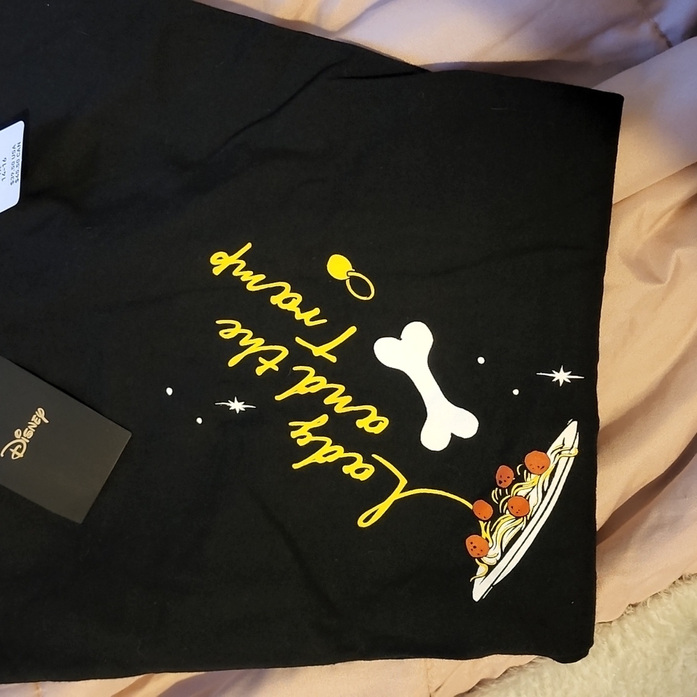 Dinsey Lady and The Tramp Graphic Crop Leggings